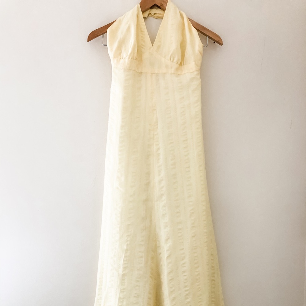 Vintage Yellow Gown